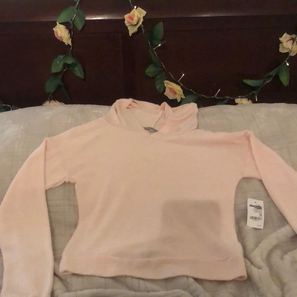 Pink sweater from Charlotte Russe